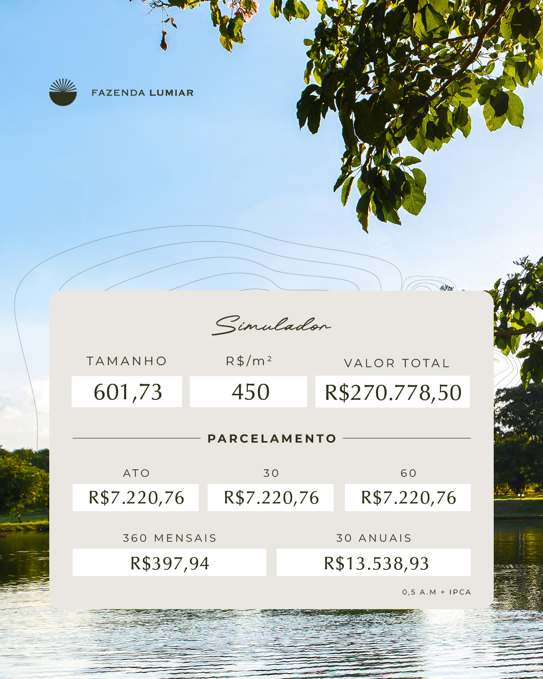 Lagos da Fazenda Lumiar