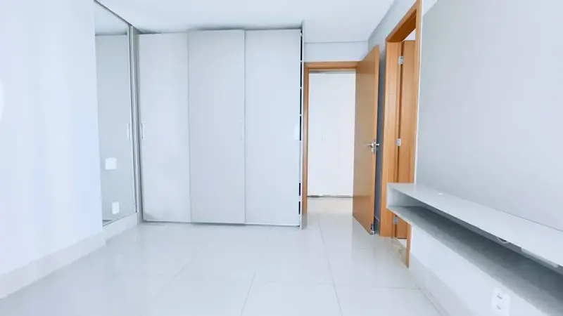 Ambiente social do apartamento de 194 m² no Residencial Ecoliving, Setor Bueno