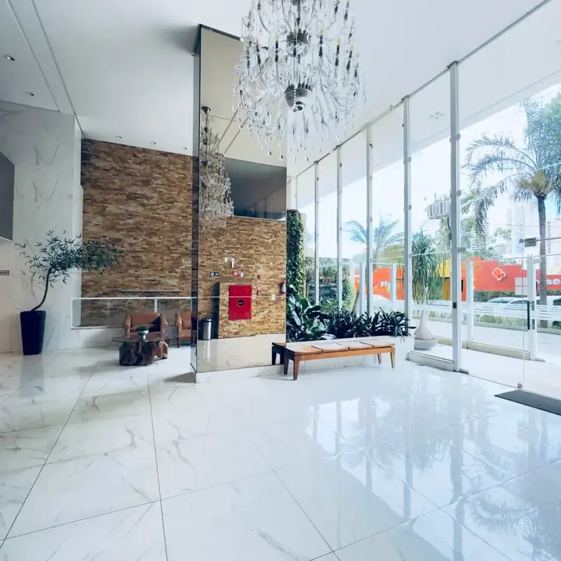 Área de lazer do Residencial Ecoliving, no Setor Bueno em Goiânia