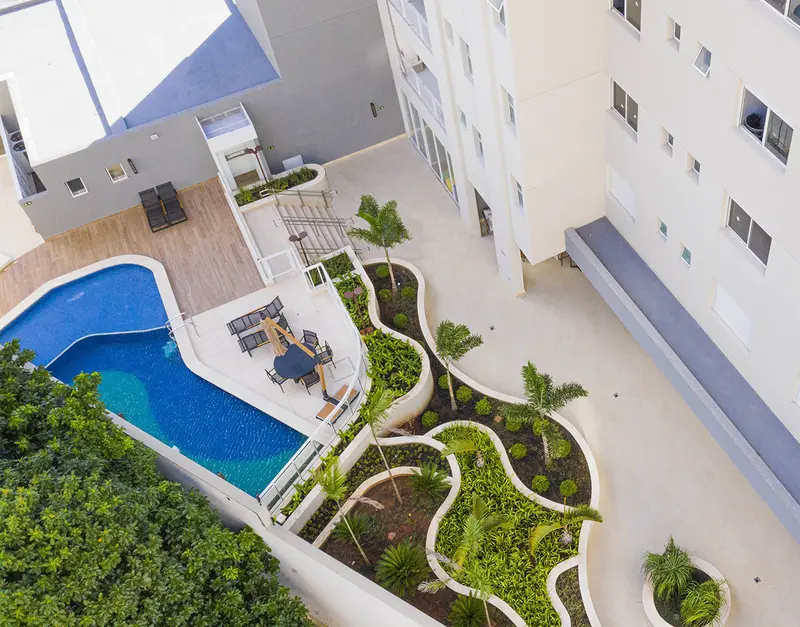 Área de lazer do Kingdom Park Residence, Setor Nova Suíça, Goiânia
