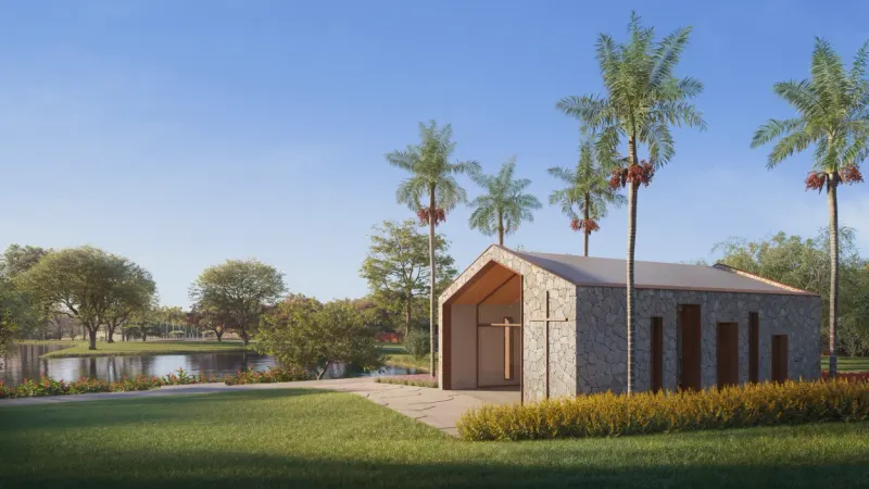 Capela do loteamento Fazenda Lumiar, em Goiânia