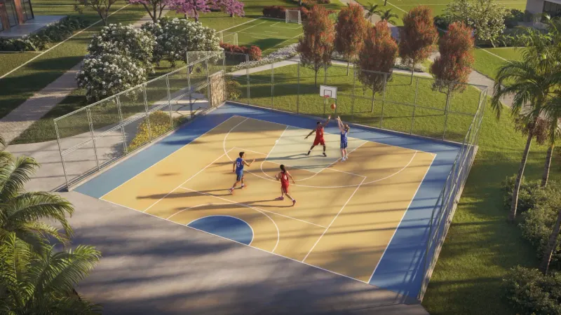Quadra de streetball da Fazenda Lumiar