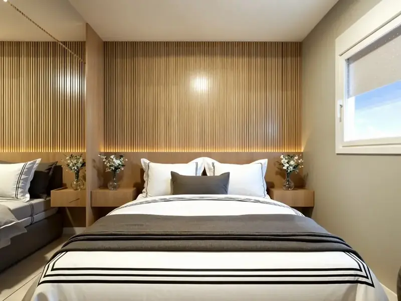 Ambiente do apartamento mobiliado de 69 m² no Wish Vaca Brava, Setor Bueno em Goiânia