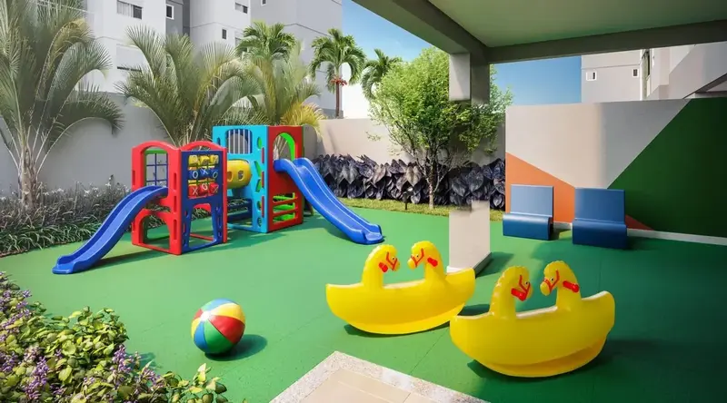 Playground do Wish Vaca Brava, no Setor Bueno em Goiânia (imagem de projeto)