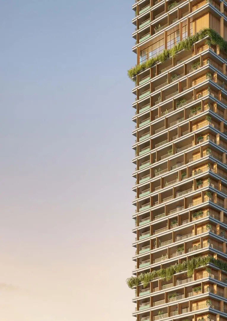 Fachada do Legítimo Flamboyant Residencial, lançamento no Jardim Goiás, Goiânia