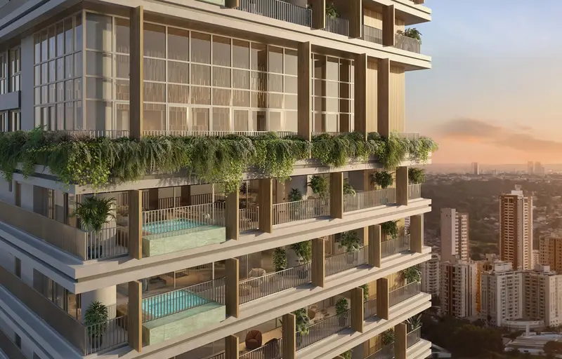 Área comum do Legítimo Flamboyant Residencial, Jardim Goiás, Goiânia