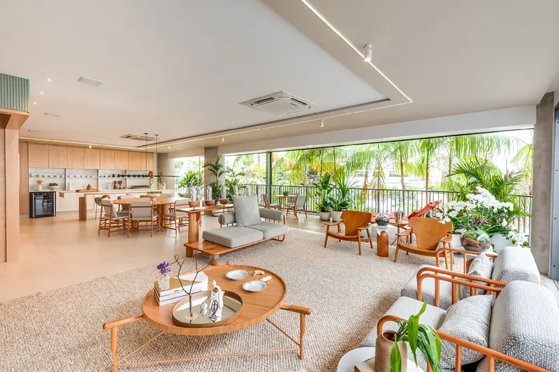 Apartamento decorado do Selena by Opus, Setor Oeste em Goiânia