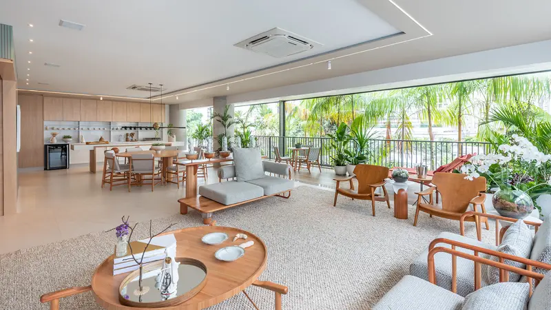 Apartamento decorado do Selena by Opus, Setor Oeste em Goiânia