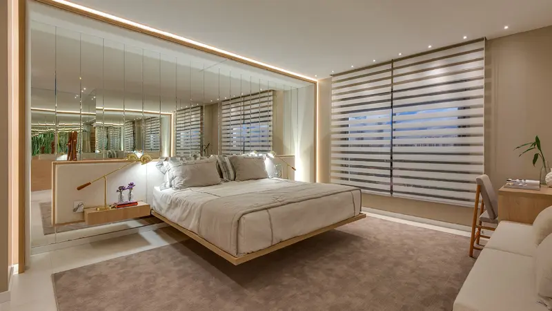 Apartamento decorado do Selena by Opus, Setor Oeste em Goiânia