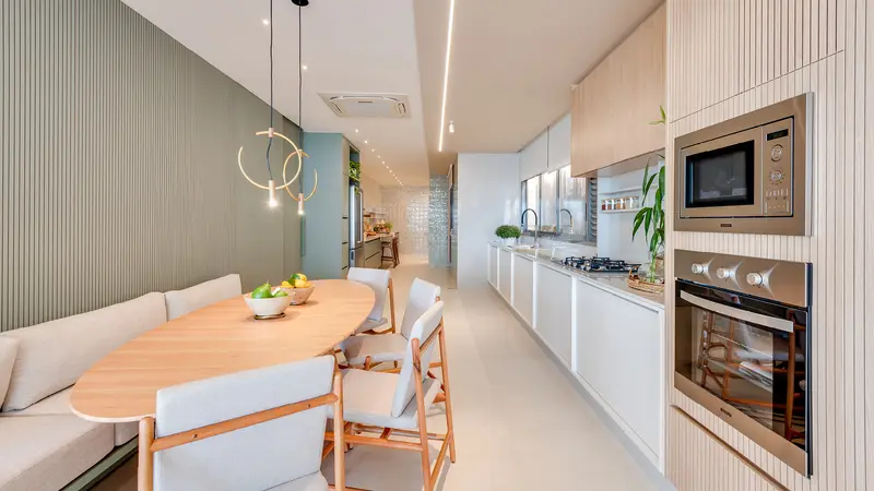 Apartamento decorado do Selena by Opus, Setor Oeste em Goiânia