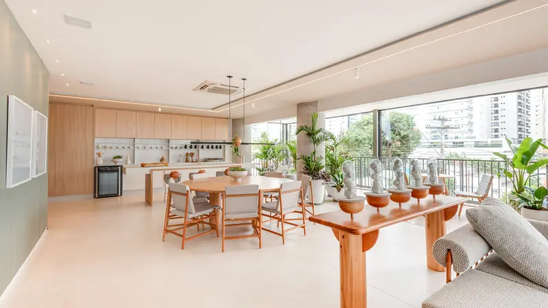 Apartamento decorado do Selena by Opus, Setor Oeste em Goiânia