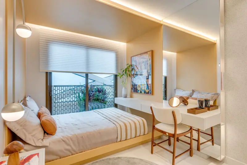 Apartamento decorado do Opus Gyro Praça do Sol, Setor Oeste em Goiânia