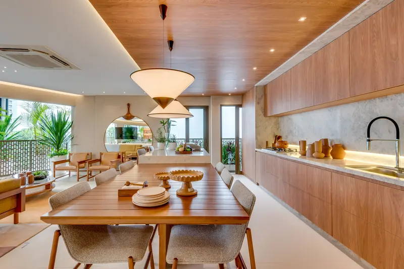 Apartamento decorado do Opus Gyro Praça do Sol, Setor Oeste em Goiânia