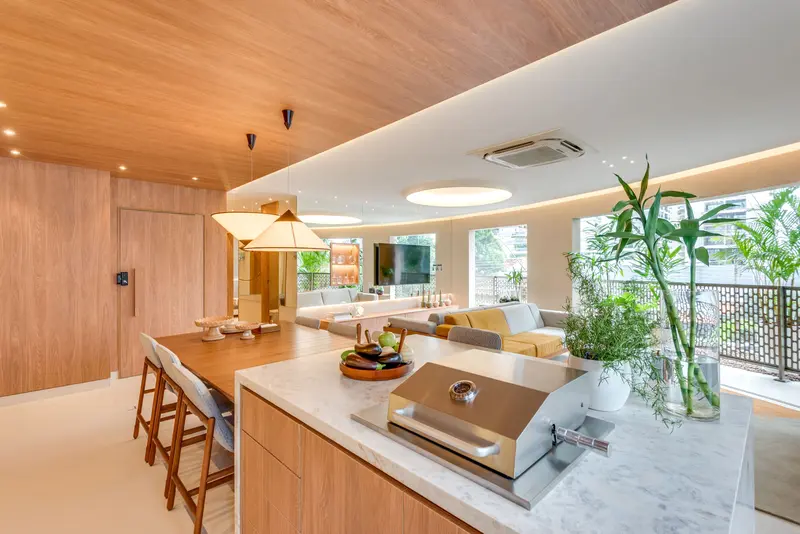 Apartamento decorado do Opus Gyro Praça do Sol, Setor Oeste em Goiânia