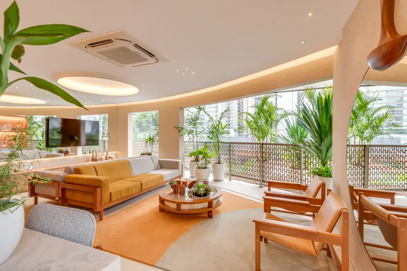 Apartamento decorado do Opus Gyro Praça do Sol, Setor Oeste em Goiânia