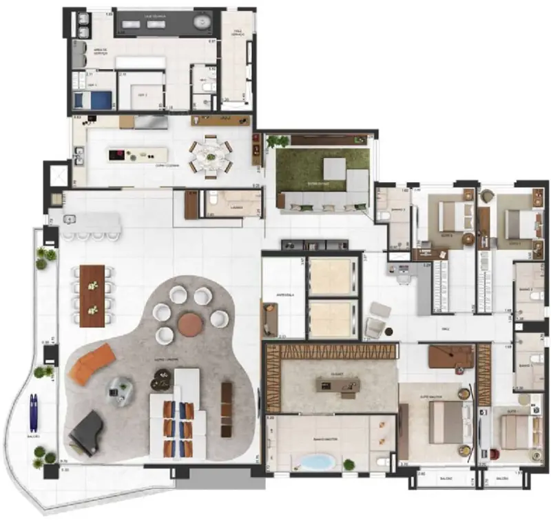 The Sun Luxury Style Residence, Setor Oeste em Goiânia