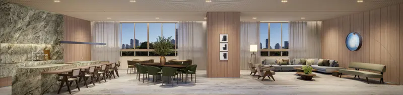 Espaço gourmet comum do City Park Royal, Setor Bueno, Goiânia