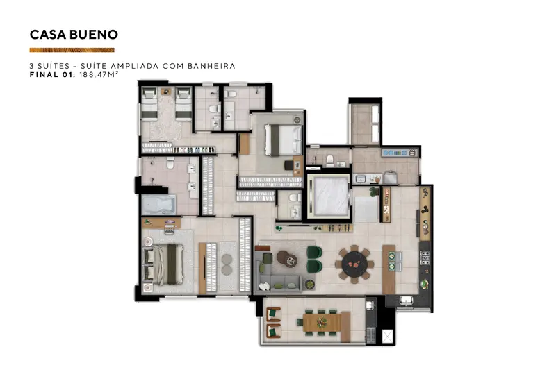 Casa Brasileira Consciente, Setor Bueno em Goiânia