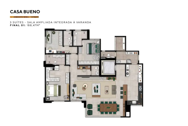 Casa Brasileira Consciente, Setor Bueno em Goiânia