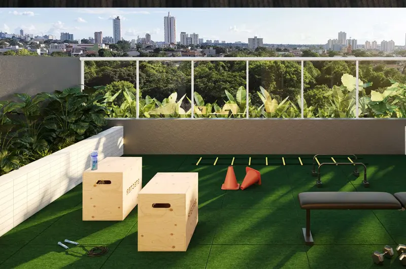 Fitness outdoor do Residencial Varandas Bueno, Setor Bueno em Goiânia