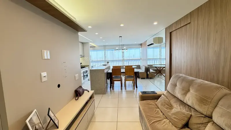 Ambientes integrados do apartamento no Solar Amazônia, Parque Amazônia